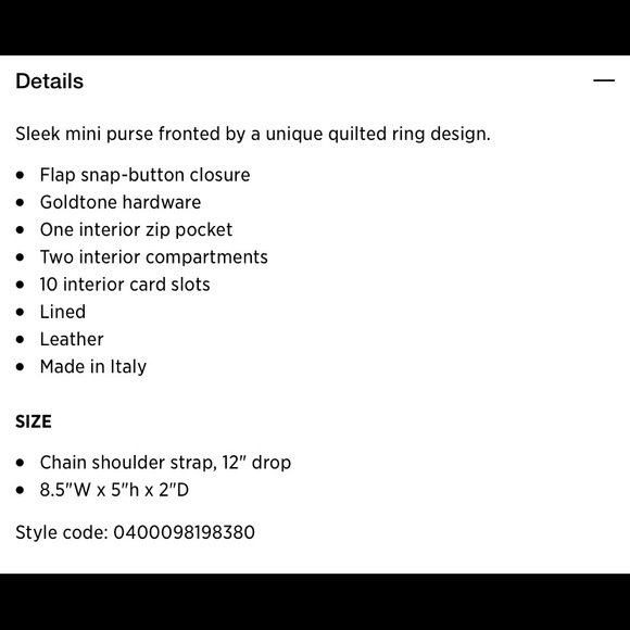 Ferragamo Wallet On a Chain - Brand New w/ Box - Picture 4 of 8